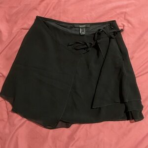 Forever 21 Elegant Black Tie Skirt